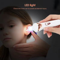 Electric LED Ear Wax Removal Vacuum Cleaner