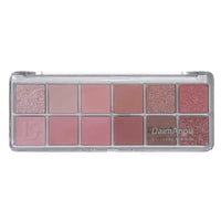12-Color Eyeshadow Palette - Long-Lasting Shimmer and Matte Shades