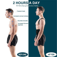 Adjustable Back Posture Corrector for Spine and Shoulder Support