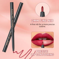 3-Piece Waterproof Matte Lipstick and Lip Liner Set