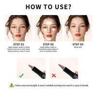 Dual-Ended Cream Contour and Highlighter Stick