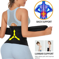 Sauna Sweat Waist Trainer and Tummy Slimming Belt