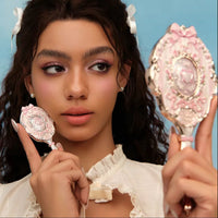 Vintage Aesthetic Handheld Makeup Mirror
