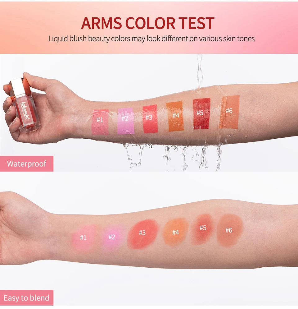 Long-Lasting Waterproof Liquid Matte Blush - 12