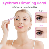 Portable Electric Eyebrow and Facial Hair Precision Trimmer