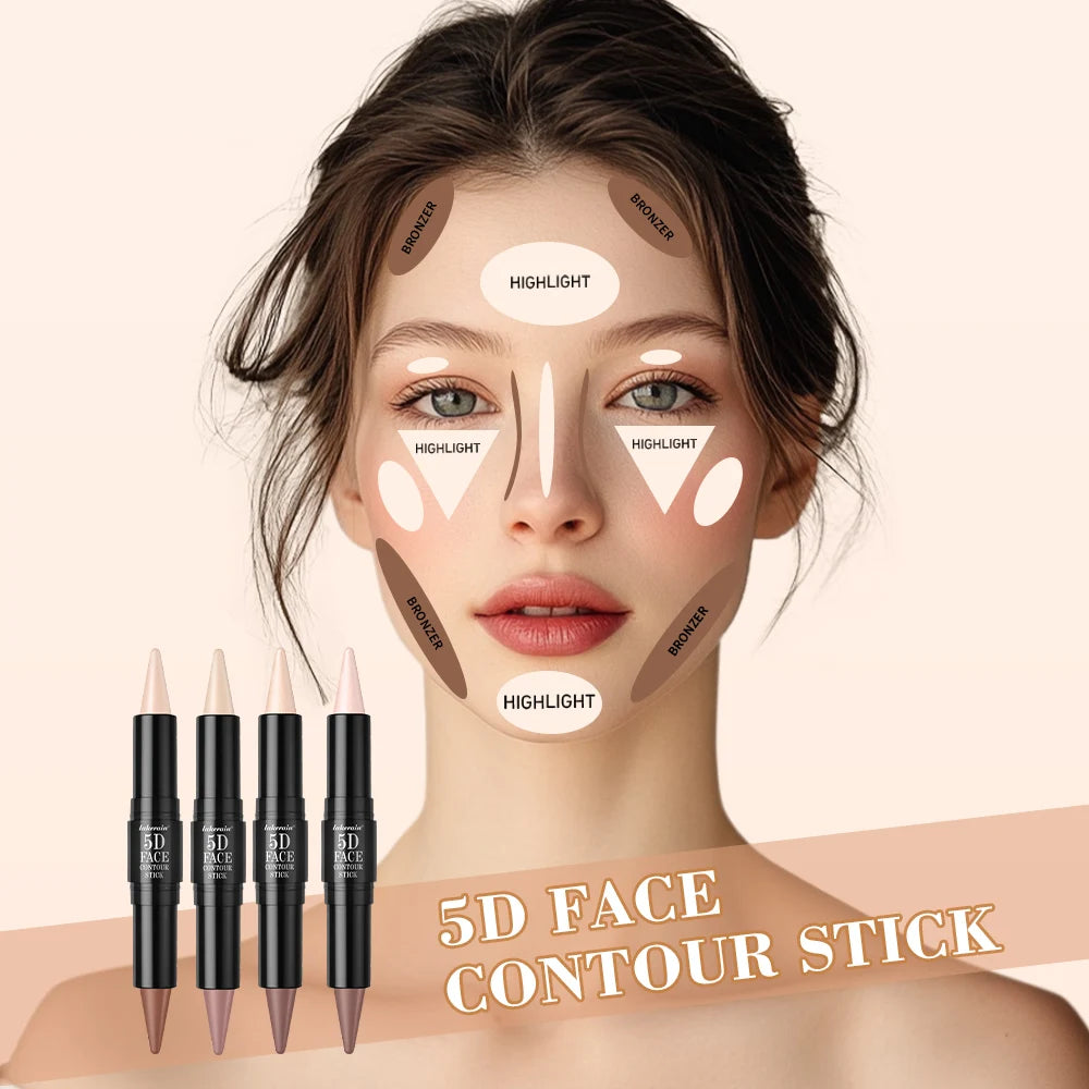 Dual-Ended Cream Contour and Highlighter Stick - 5