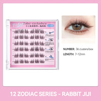 No-Glue DIY Segmented False Eyelashes