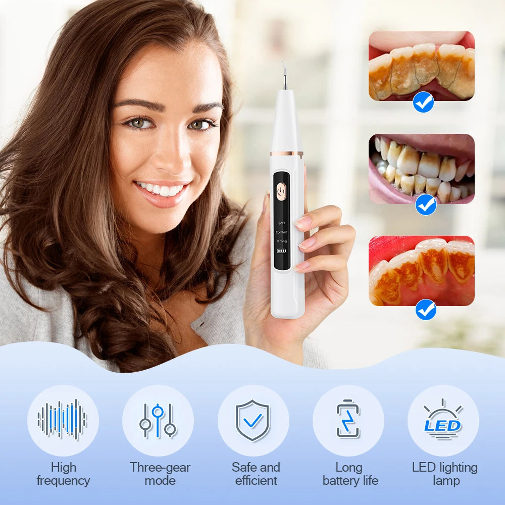 Ultrasonic Teeth Cleaner and Whitening Kit - 2