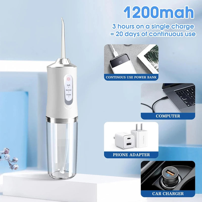 Portable Cordless Water Flosser for Deep Cleaning - 7