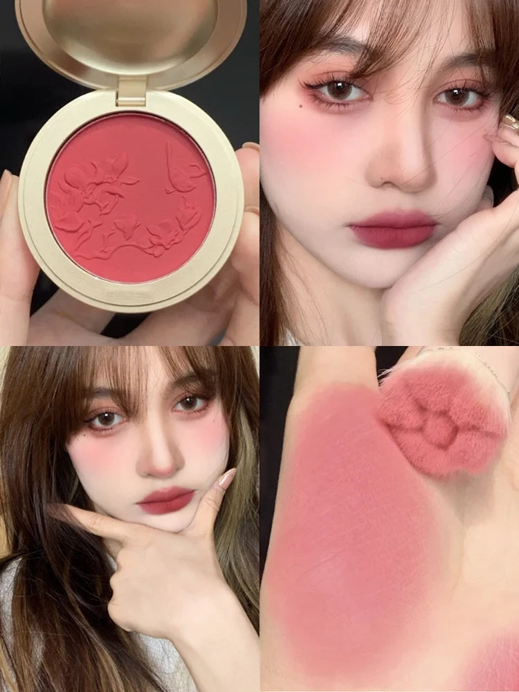 Embossed Floral Matte Blush Palette - 20