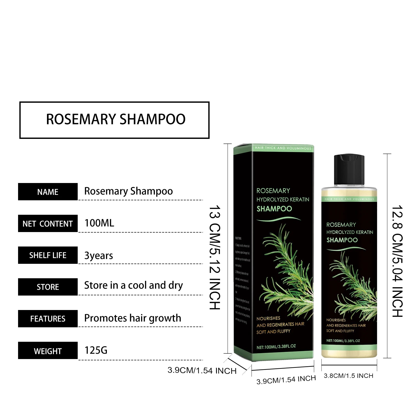 Rosemary Strengthening Shampoo for Hair Growth and Scalp Health - 7