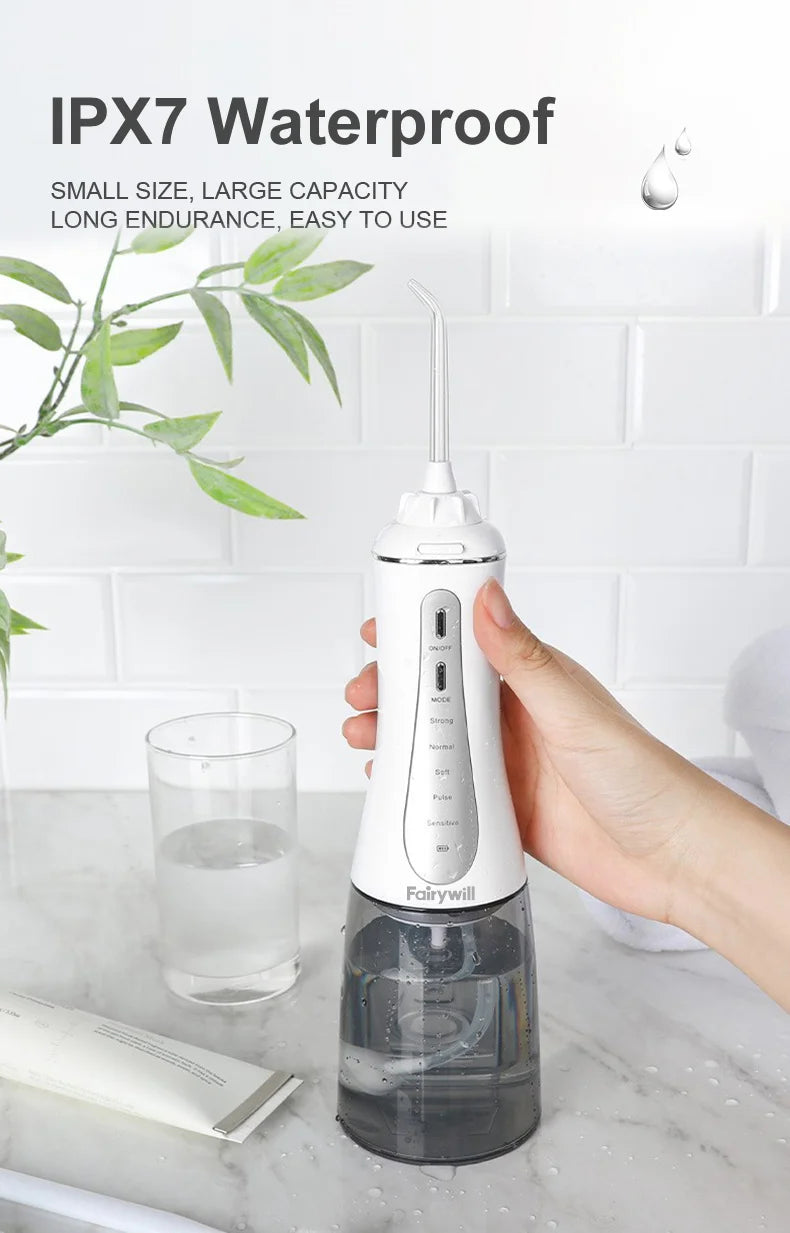Portable Cordless Water Flosser for Deep Teeth Cleaning - 8