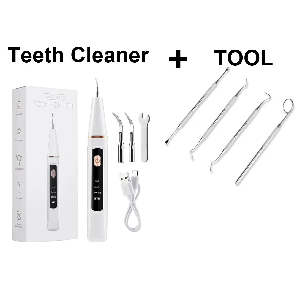 Ultrasonic Electric Teeth Tartar and Plaque Remover - 11
