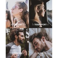 Reusable Silicone Noise-Cancelling Earplugs for Sleeping