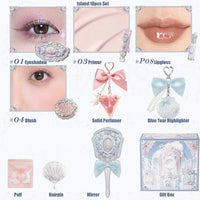 Professional Ocean-Themed Full Makeup Gift Set