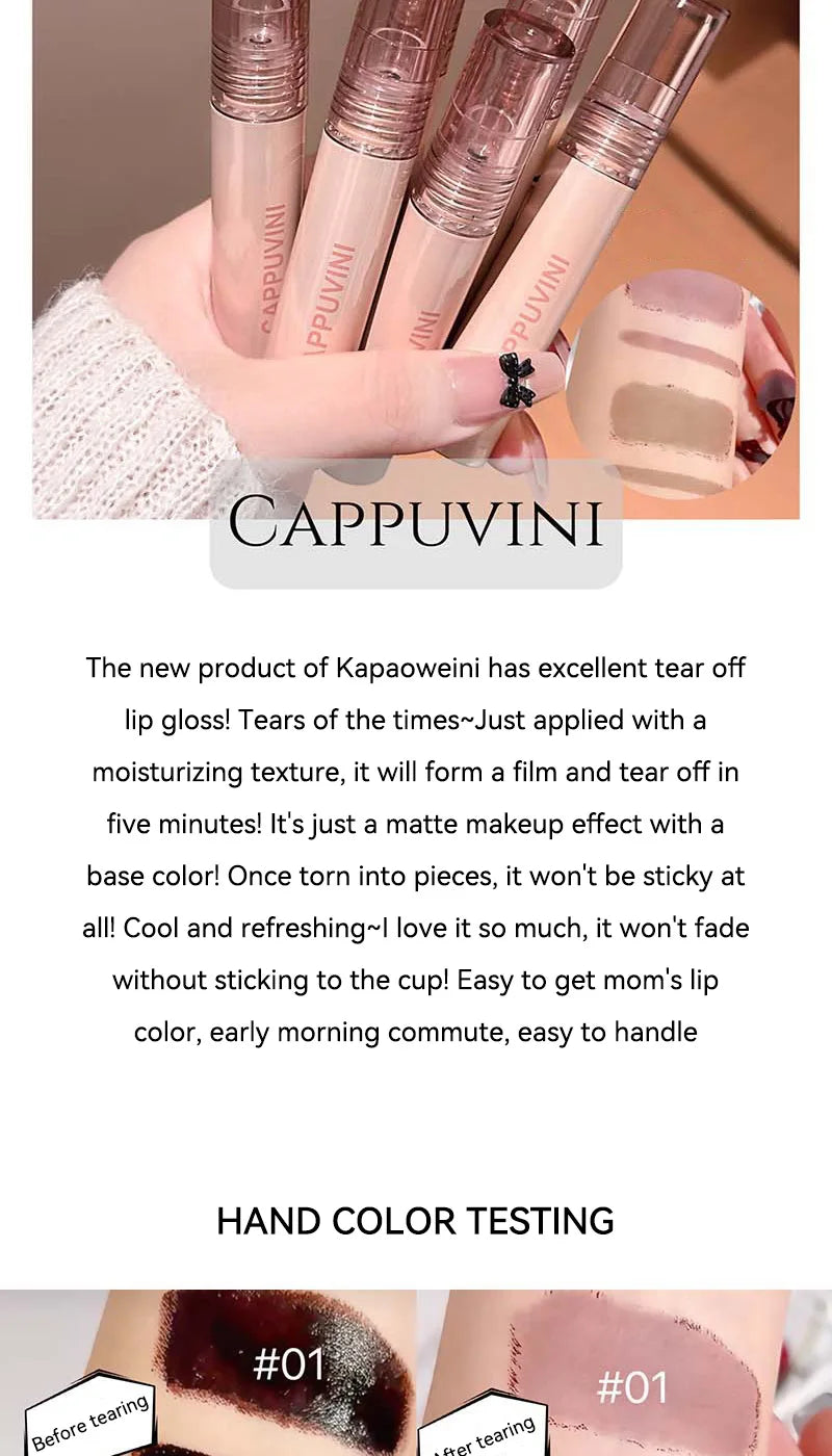 Long-Lasting Tear-Proof Hydrating Lip Gloss - 8