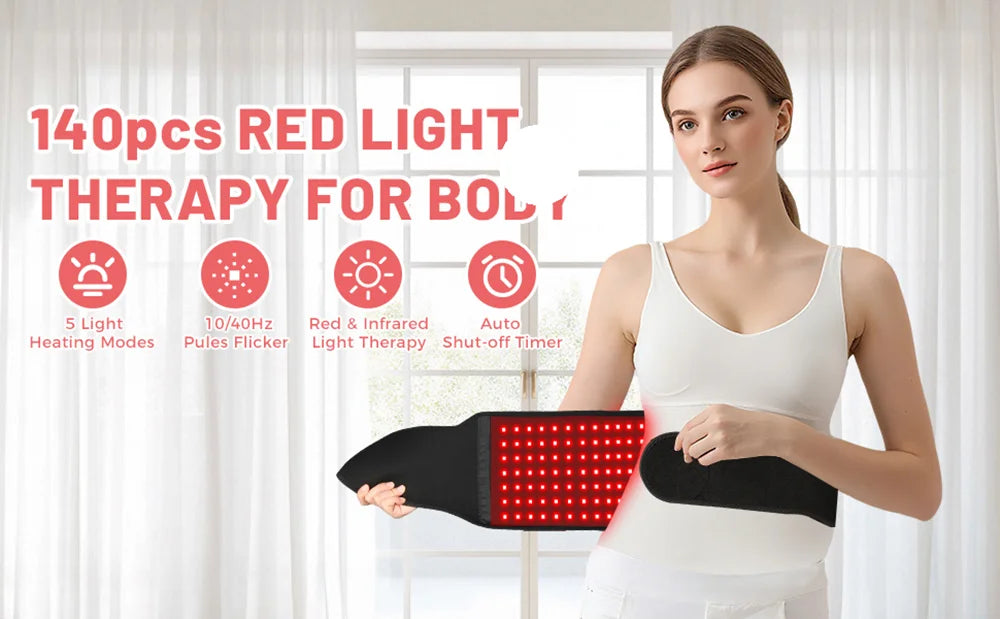 Red Light Therapy Belt for Pain Relief and Muscle Recovery - 7