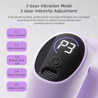 Electric Vibration Fascia Massage Ring for Full Body Muscle Relief