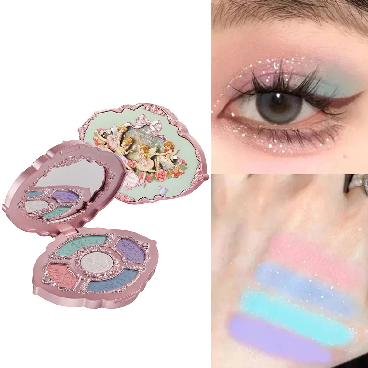 Bunny Garden Eyeshadow and Blush Makeup Palette - 15