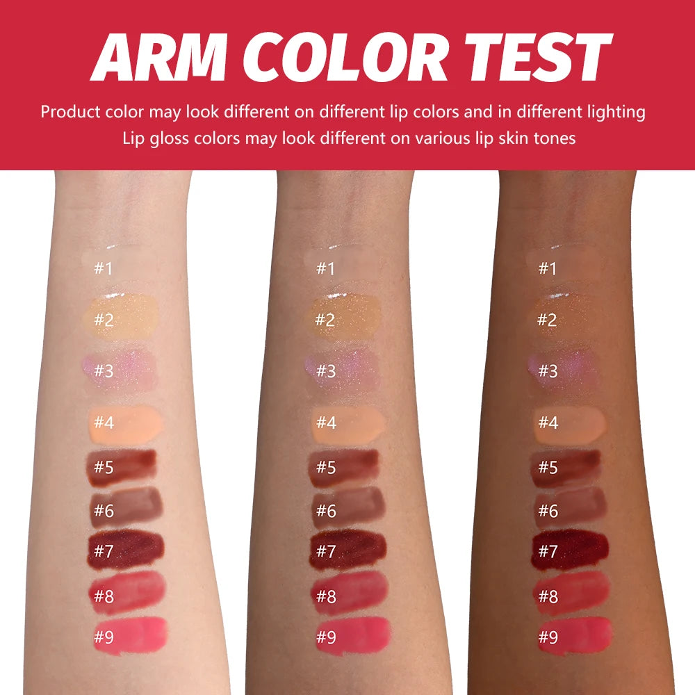 Hydrating Plumping Lip Gloss for Fuller Mirror-Shine Lips - 6