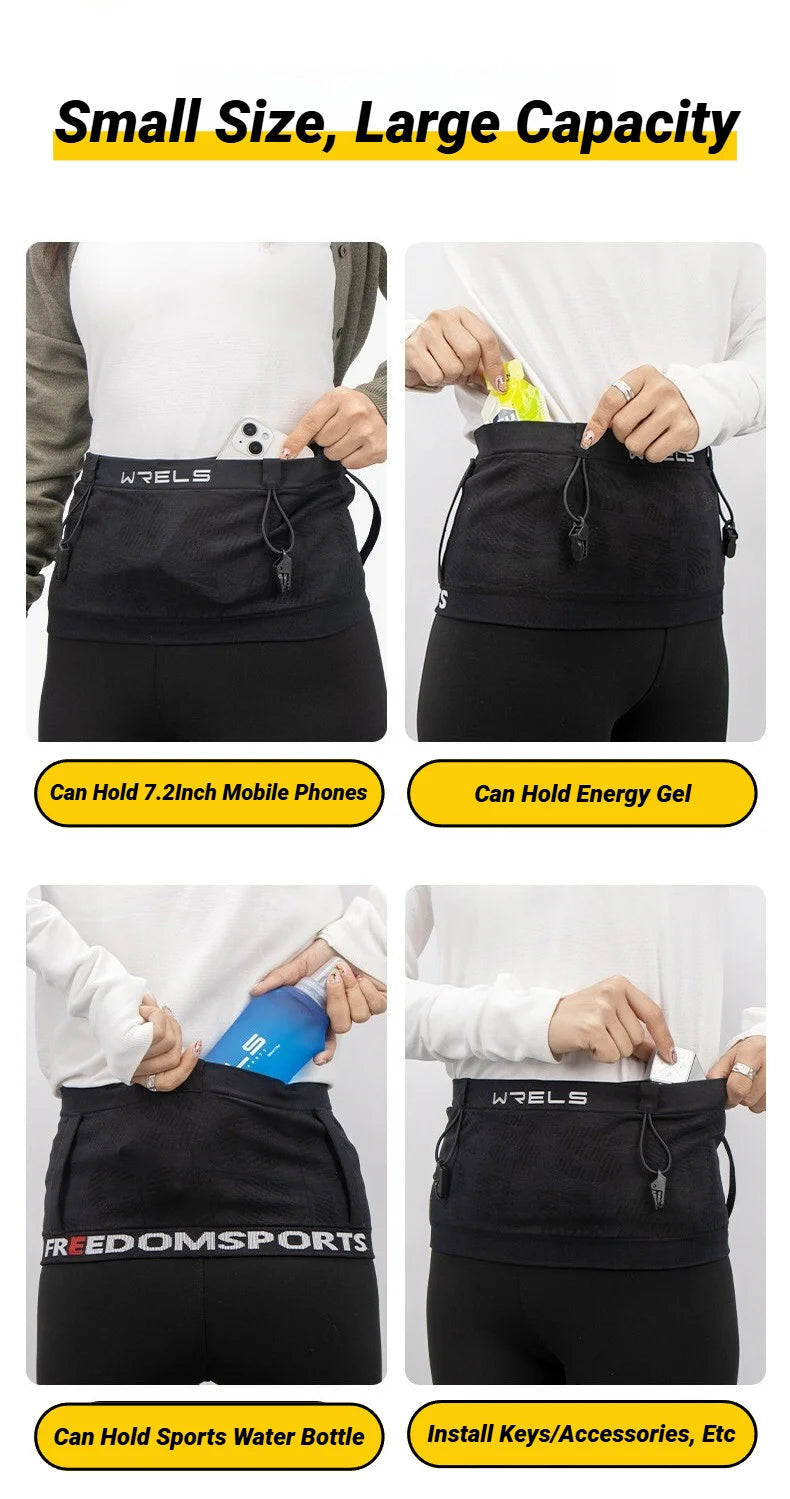 Elastic Running Waist Belt for Phones and Accessories - 15