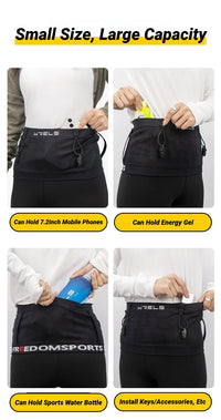 Elastic Running Waist Belt for Phones and Accessories
