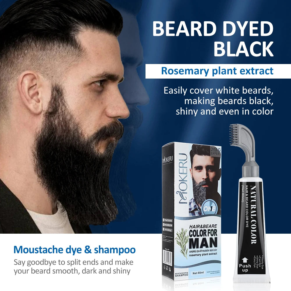 Permanent Beard and Hair Darkening Dye Cream - 11