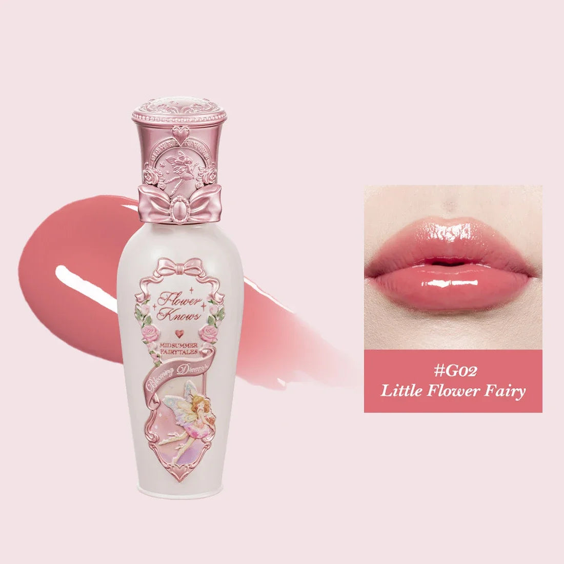 Hydrating Non-Sticky Tinted Lip Gloss for Shiny Long-Lasting Wear - 21