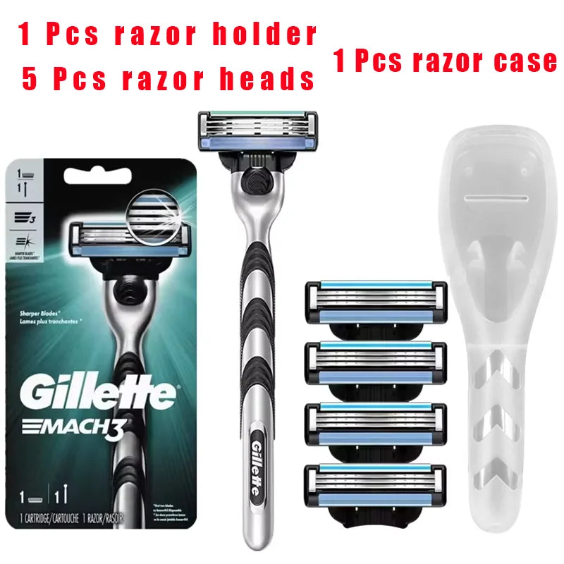 3-Blade Manual Razor for Smooth Precision Shaving - 14