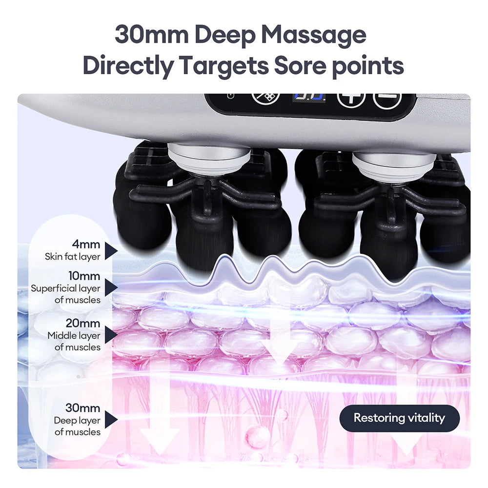 48-Head Deep Tissue Body Massage Gun - 35