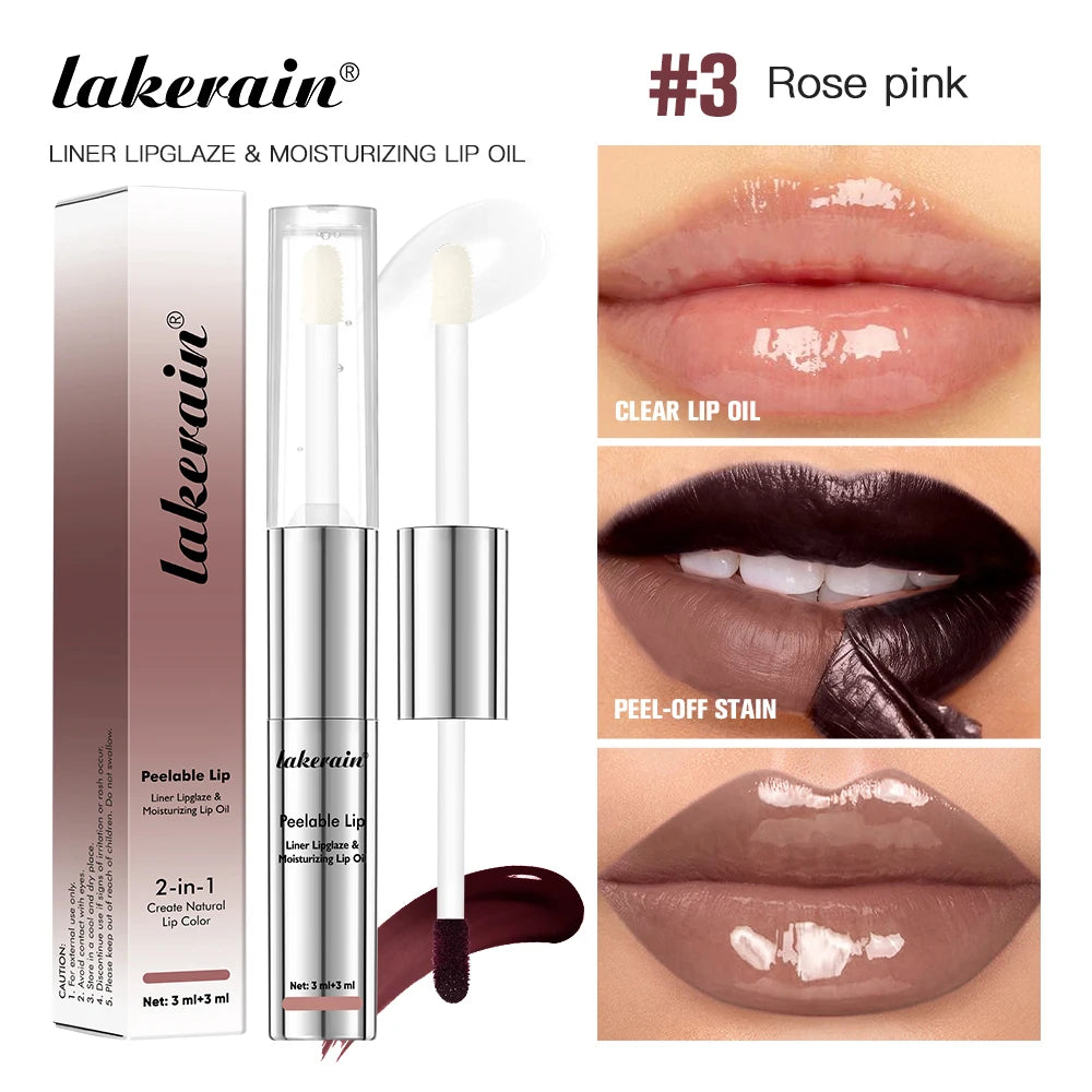 2-in-1 Waterproof Peel-Off Lip Stain and Hydrating Oil - 19