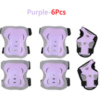 6-Piece Kids Protective Gear Set for Skating and Cycling
