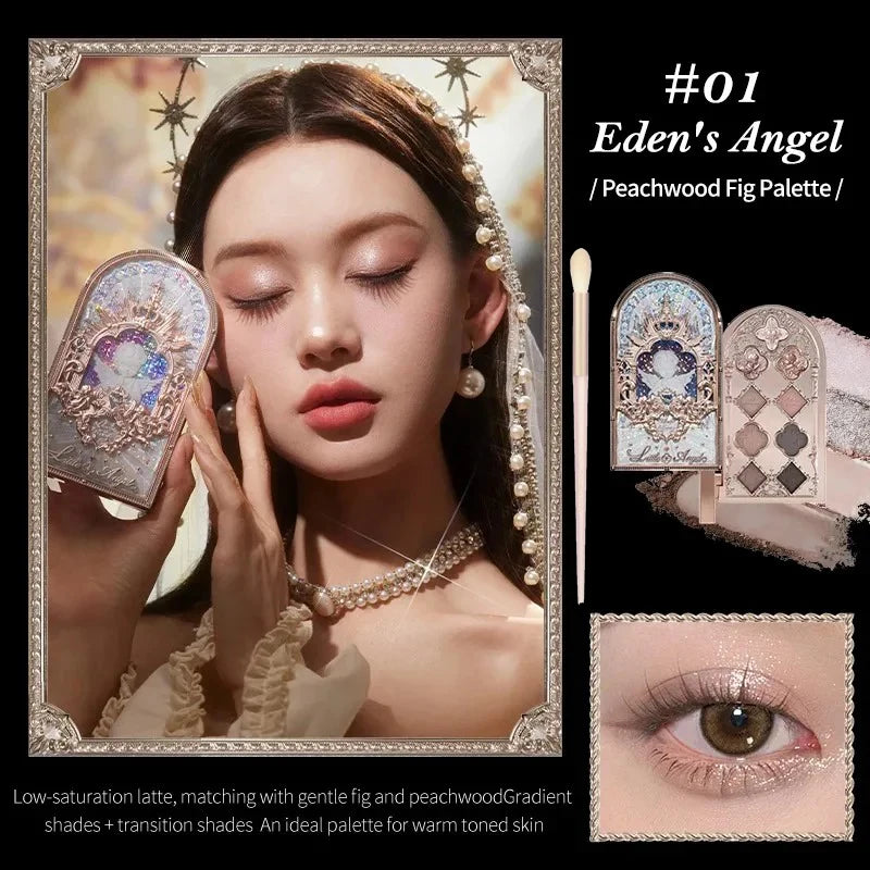 6-Color Swan Ballet Eyeshadow Palette - 39
