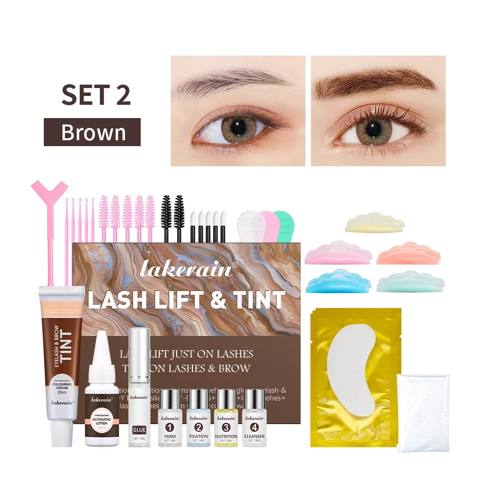 Professional Eyelash Lift and Brow Tinting Kit - 18