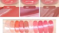 10-Color Moisturizing Lip Gloss Palette