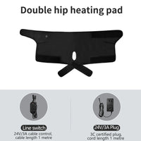 Heated Double Hip Support and Vibration Massager