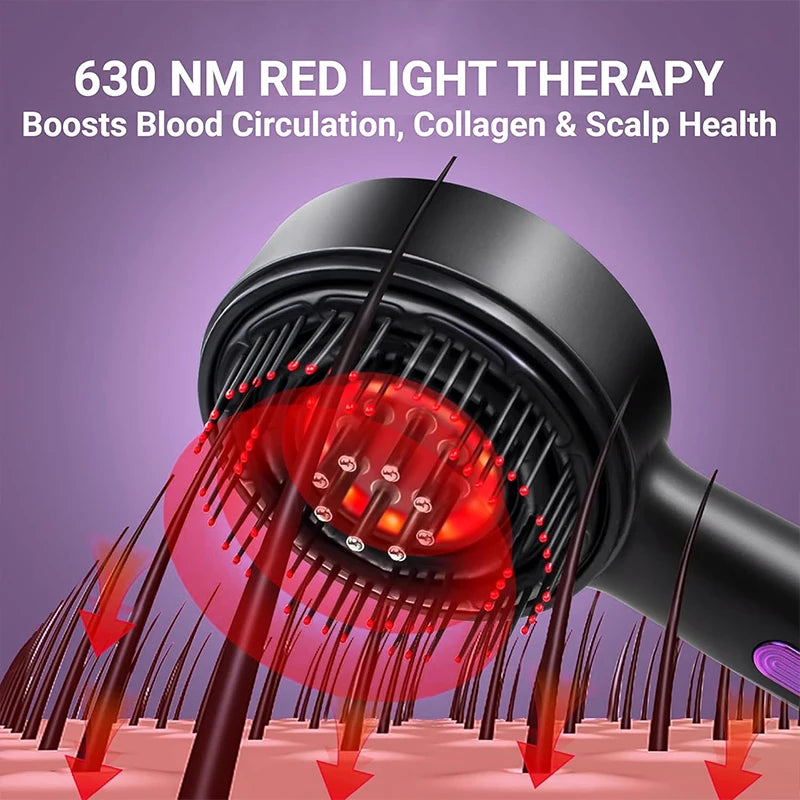 Electric Scalp Massager & Hair Growth Serum Applicator - 3