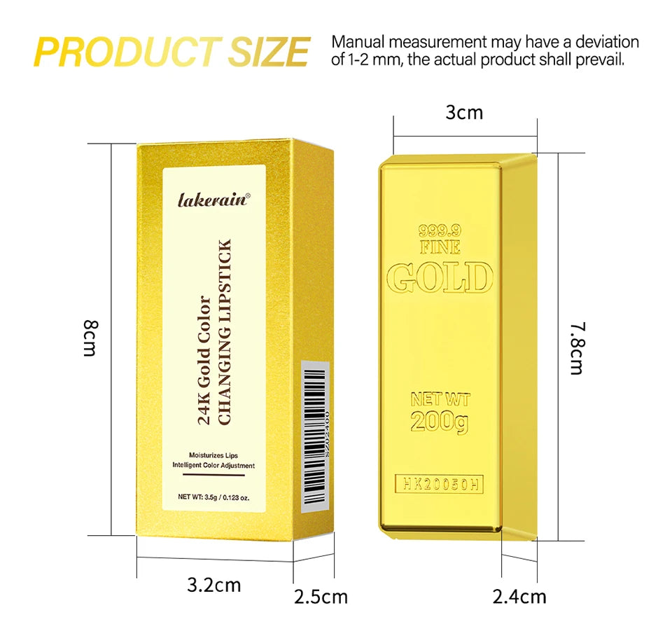 24K Gold Color Changing Moisturizing Lip Balm - 17