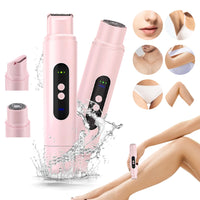 2-in-1 Waterproof Electric Body Hair Trimmer and Shaver