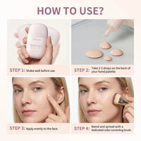 Liquid Skin Tint Foundation with Pore-Blurring Natural Finish