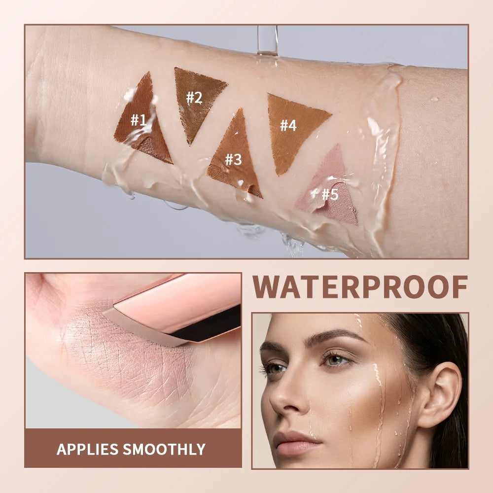 Cream Bronzer and Contour Stick for Sculpted Face - 5