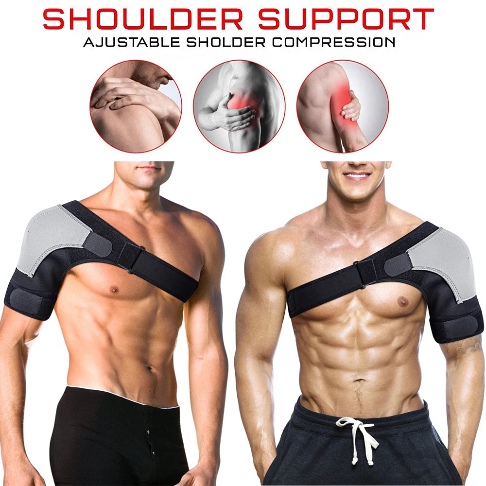 Adjustable Shoulder Support Brace for Pain Relief - 8