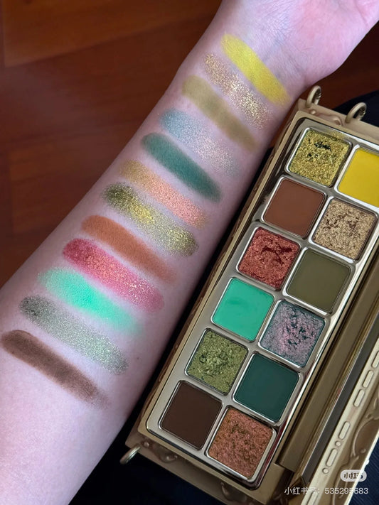 12-Color Shimmer and Matte Eyeshadow Palette