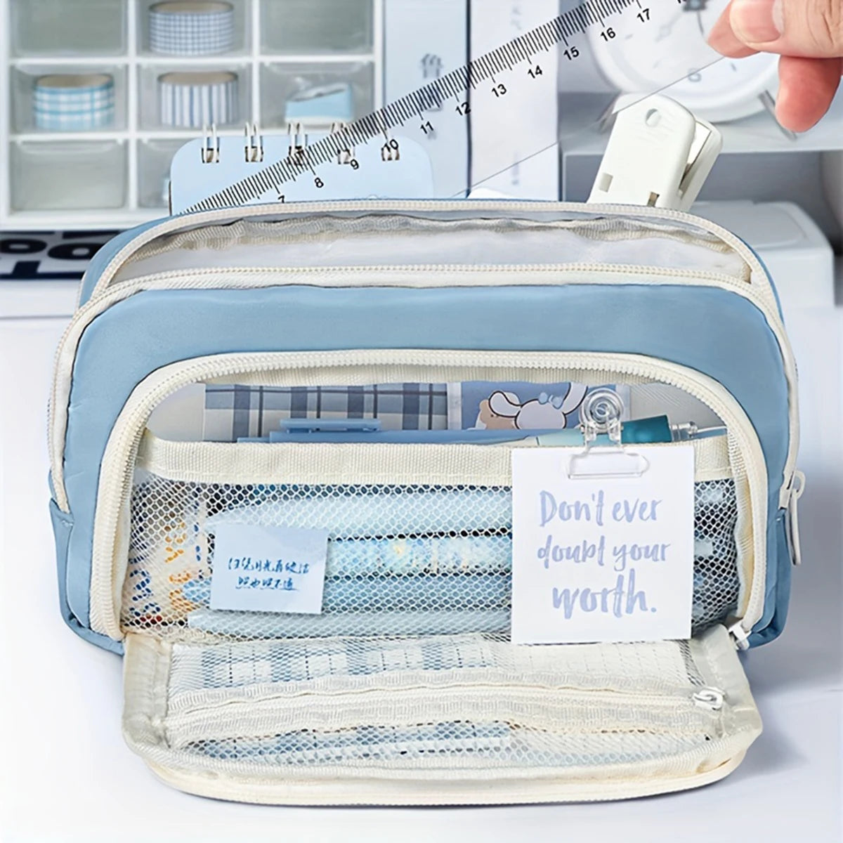 Large Capacity Multi-Layer Pencil Case for Students - 11