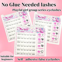 Glue-Free Individual K-Pop Style Lash Extensions