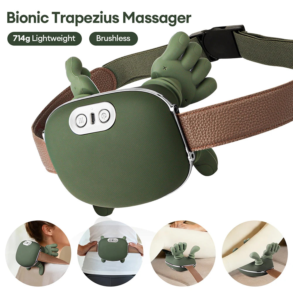 4D Bionic Neck and Shoulder Kneading Massager - 9