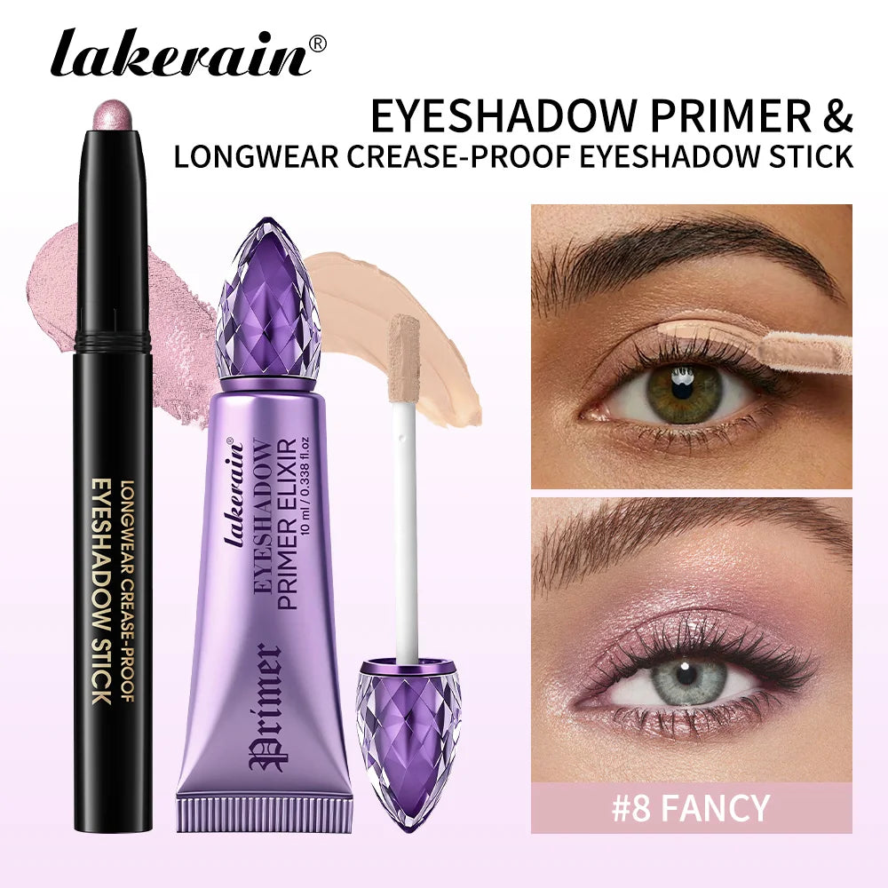 Waterproof Long-Lasting Eyeshadow Stick and Primer Set - 36