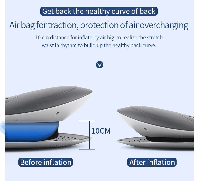 Electric Lumbar Traction Massager for Back Pain Relief - 12