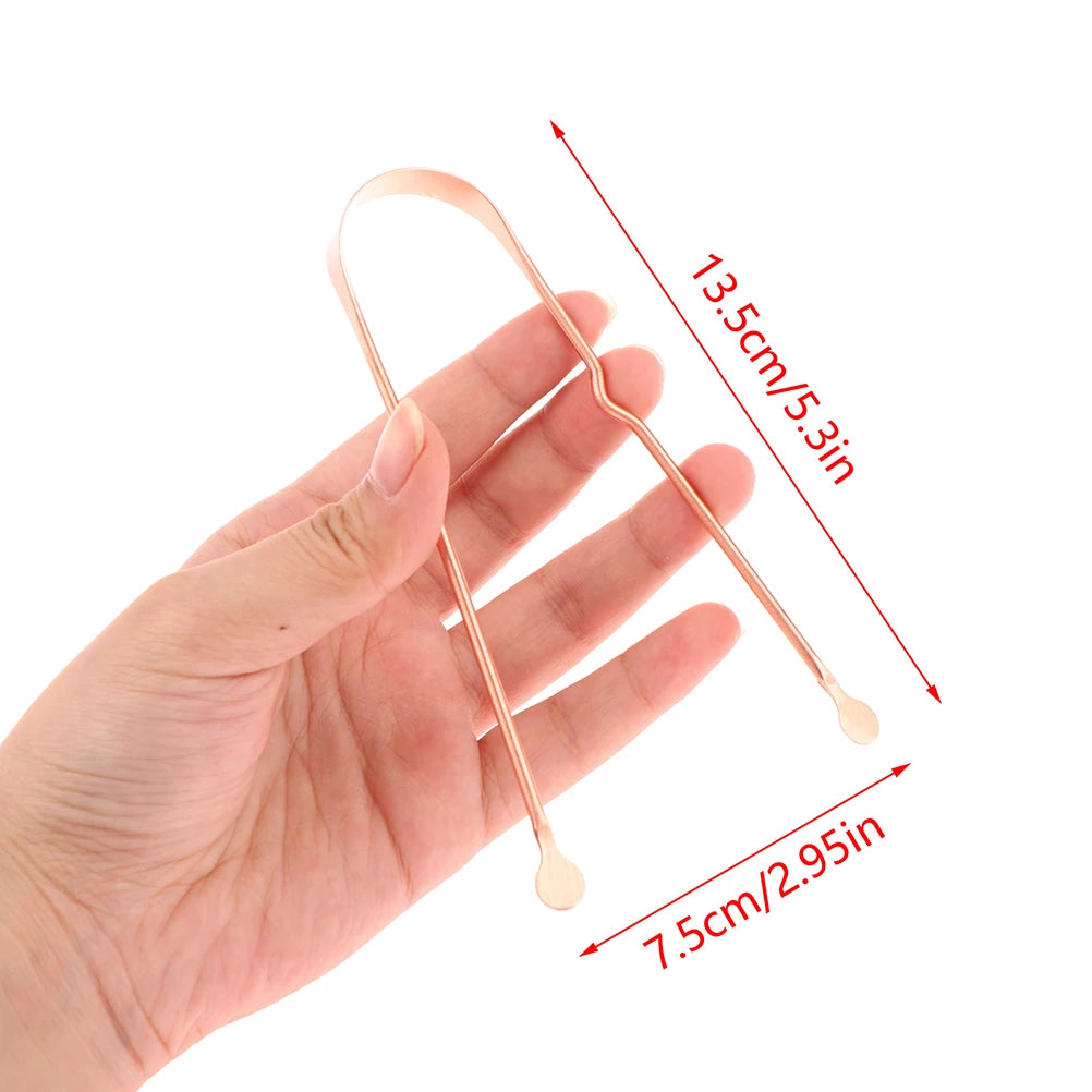 Pure Copper Tongue Scraper for Fresh Breath - 20