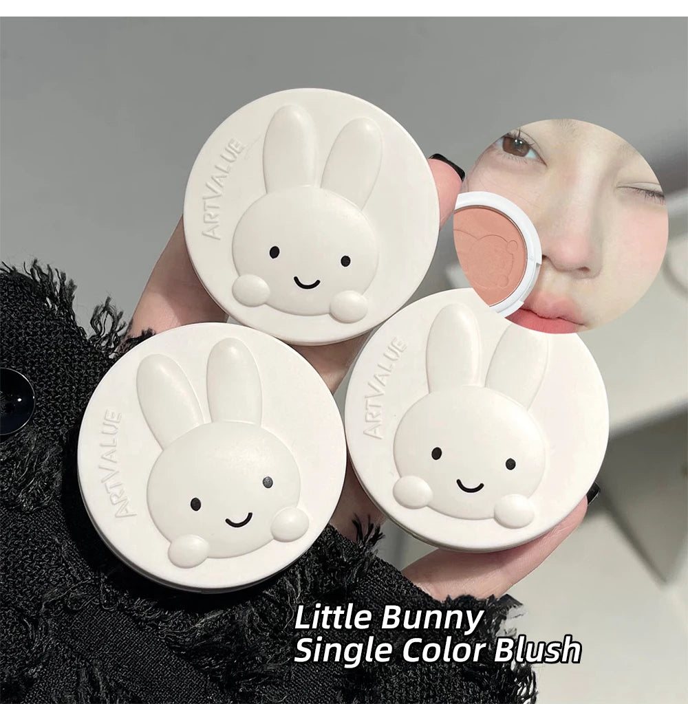 Matte Bunny Blush Palette for Natural Cheek Color - 8